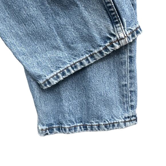 VTG Silver Jean 28x31 Straight Med Wash Y2K Street Western Casual Basic Grunge - Picture 6 of 16